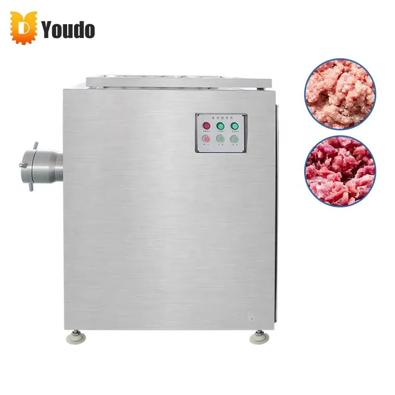 Industrial Price Heavy Duty Electric Commercial Chicken Mincer Beef Mincing Making Machine Frozen Meat Grinding Grinder Machine