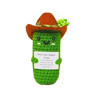 Muñecos de Ganchillo de Energía Positiva, Lindos Mini Patatas de Peluche para Abrazar, Figuras Tejidas a Mano, Artesanías Kawaii, Regalos de Cumpleaños de Ganchillo - Product Image 4