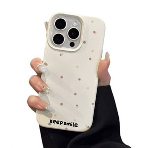 Coque de téléphone à motif pois rétro simple et tendance pour iPhone 17 16 15 14 13 12 11 Pro Max 14 15 Plus X XR XS Max 7 8 Plus 12 13 - Product Image 6