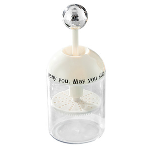 Foam Maker Creamy White And Silver 7.6x18Cm Facial Cleanser And Shampoo Foamer With Lid - Product Image 5