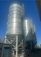 SDDOM CE certificato di vendita a caldo 50-1000 tonnellate di assemblaggio imbullonato verticale Silo di cemento in polvere soluzione di stoccaggio