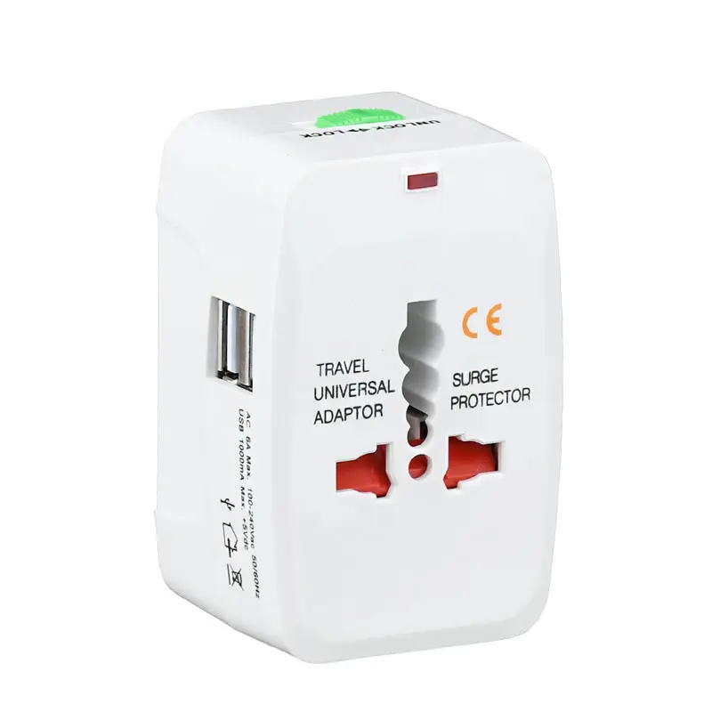 多機能トラベルプラグアダプターオールインワンコンバーター充電器ワールドワイドユニバーサルUS UK AUEU電気USB電源プラグアダプター