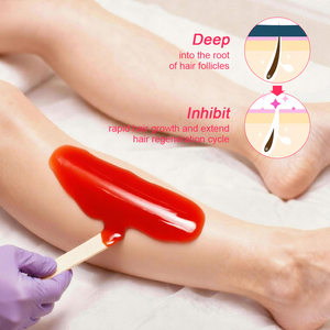 Cera Depilatoria Dura Profumata alla Fragola 500g in Disco PVC, Fragranza Dolce per Depilazione Delicata su Pelle Sensibile, per Casa o Salone - Product Image 3