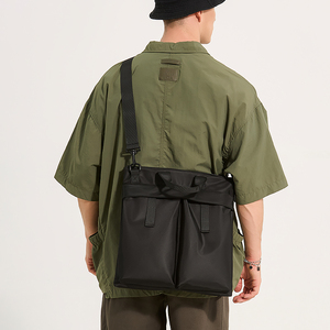 Túi đeo chéo sức chứa lớn Túi Đeo Vai thông thường thương hiệu thời trang Nam Túi Xách học sinh lớp Túi tote máy tính - Product Image 2