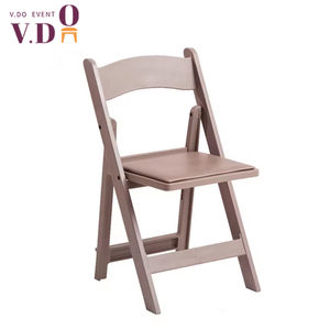 Venta al por mayor de fábrica, alquiler al aire libre, sillas de mesa plegables para fiestas, silla plegable de resina de boda de plástico blanco - Product Image 4