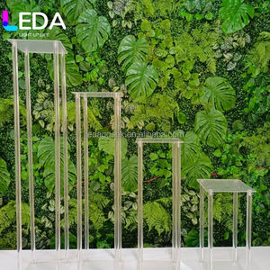 Vase à fleurs en métal de luxe LEDA, or, argent, blanc, noir, en forme de vase, décoration de centre de table de mariage, élégant - Product Image 2