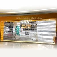 Roller Shutter Baja Komposit Tahan Api Gudang Kristal Baru |   Pintu Gulung Tahan Api untuk Garasi Bawah Tanah
