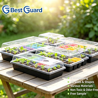 Envases de Blíster Reciclables Personalizados para Bandejas de Cultivo de Microgreens, con Plástico PET Transparente de 1 mm de Grosor, Grado Alimenticio
