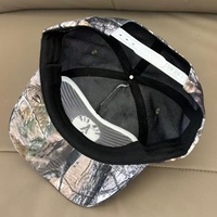 Casquettes Snapback non structurées à 5 panneaux, style vintage, imprimé camouflage, avec logo personnalisé, vente en gros