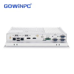 พีซีอุตสาหกรรมแบบไม่มีพัดลม พร้อมซีพียู J6412 N95 N97 N100 หน้าจอ 8 ถึง 21.5 นิ้ว ความละเอียด 1920x1080 Full HD รองรับแรงดันไฟฟ้ากว้าง - Product Image 2