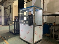 Ascenseur hydraulique pour maison, élévateur résidentiel avec une capacité de 250-350 kg et une plateforme de 1200x1000 mm pour usage en villa