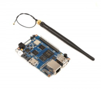 Carte de développement Banana Pi M2 Ultra Allwinner R40 Quad-Core Cortex-A7 2GB DDR3 8GB EMMC SATA/WiFi/BT4.0 GPIO40 SBC industriel
