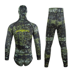 Mergulho com Capuz em Neoprene Respirável de 3mm com Logo Impresso em Serigrafia, Novo Camuflagem para Pesca Submarina - Product Image 3