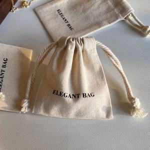 Factory-Produced Canvas Linen <b>Small</b> Cloth Flap Pocket Pants <b>Gift</b> <b>Bag</b> Dust-Proof Aromatherapy Candle Shopping <b>Bags</b> - Product Image 3