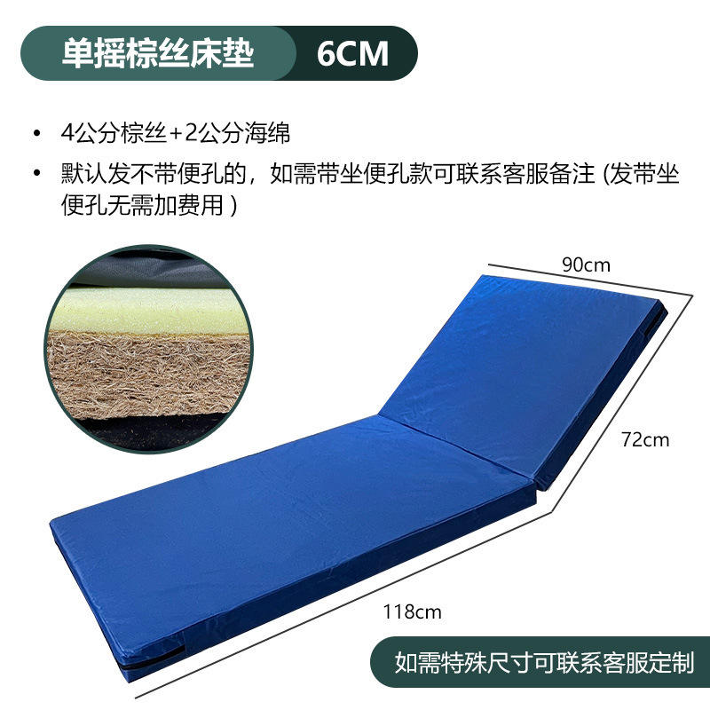 ฟองน้ำใยสีน้ำตาลด้านเดียวสีน้ำเงิน 2 ซม