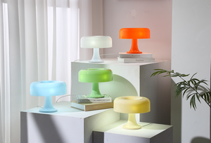 Orange Mushroom <strong>Lamp</strong> with 3 Lighting Modes <strong>Table</strong> Light for Bedroom, Dimmable <strong>Funky</strong> Unique Light Cool Home Decor Aesthetic - Product Image 3