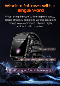 KT89 Sports 3ATM Waterproof Smart Fitness <strong>Watch</strong> for Swimming &amp; Surfing with Flashlight Voice Assistant Bluetooth Call Smartwatch - Product Image 6