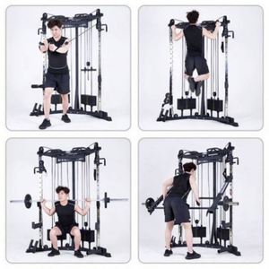 Máquina Smith Multifunción de Alta Calidad para Gimnasio, Rack de Sentadillas y Halterofilia, Equipo de Fitness de Acero Reforzado, Modelo USA Mairun Negro - Product Image 4