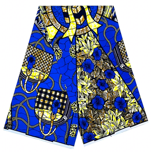 Tessuti in cotone pettinato <span class=keywords><strong>africano</strong></span> di tendenza per stampe Dutch Wax e Holland Wax, ideali per abbigliamento con tecniche di tessitura - Product Image 4