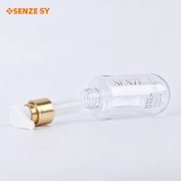 SENZESY Flacon pulvérisateur cylindrique en PET personnalisé de 150 ml, réutilisable, pour toner, lotion corporelle, sérum de soin de la peau, emballage cosmétique durable