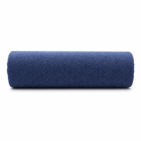 Tissu denim bleu indigo en coton léger, non décolorant, sans lavage, 21S 145GSM 90*50
