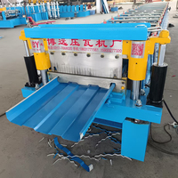 Machine de pressage de tuile de toit cachée tuile de toit de bord de verrouillage vertical de 360 degrés formant la machine