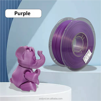Filament d'impression 3D PLA lisse professionnel Diyin 1,75 mm, couleur unie, surface lisse, soie, 1 kg pour imprimantes 3D FDM