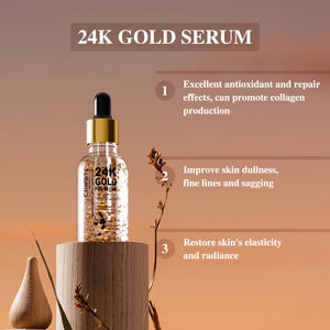 Oem Private Label Hydraterende Verhelderende Gezichtsset Anti Veroudering Rimpel Acne Gezicht Whitening Collageen 24K Goud Huidverzorgingsset - Product Image 3