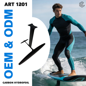 Set de Hidroala de Carbono de Alto Rendimiento ART PRO 1201 para Levantamiento Temprano, Bajo Punto de Inercia, Deslizamiento Infinito, Surf Downwind, Pumping y Rendimiento en Océano - Product Image 1