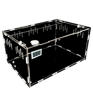 USMILEPET <span class=keywords><strong>Best</strong></span> Seller stabulario per rettili in acrilico scatola da riproduzione gabbia per terrari di dimensioni Muilt per ragnature ragnature gabbia per rettili - Product Image 3
