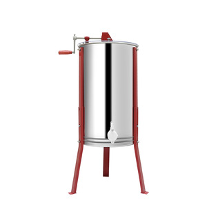 Nuevo Agitador de Miel de Acero Inoxidable 201 con Engranaje Cerrado Manual y Soporte para 4 Cuadros para Apicultura Portátil, 1 Año de Garantía - Product Image 1