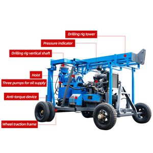 Plateforme de forage géothermique portable haute performance, plateforme de forage hydraulique pour sols meubles - Product Image 4