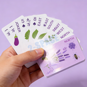 Cartas de Mahjong Americanas con Logotipo de Marca, Baraja de Mahjong de Viaje de Alta Gama que Ahorra Espacio, Personalizada - Product Image 4