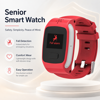 Reloj Inteligente con GPS para Personas Mayores, Red 4G Completa, Llamada de Emergencia SOS, Resistente al Agua IP67, Monitor de Frecuencia Cardíaca y Presión Arterial