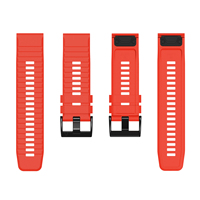 RYB 22mm Silikon band für Garmin Fore runner 745 935 945 955, 26mm Band für Garmin Fore trex 601 801