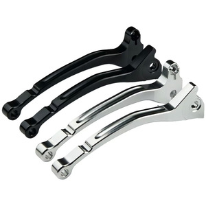 Palanca de Embrague Universal de Acero Inoxidable CNC Ajustable para Motocicleta, Repuesto con Acabado Negro y Plateado - Product Image 2