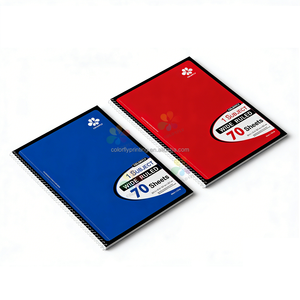 สมุดโน้ตแบบสันห่วงราคาถูกสั่งทำได้ สมุดบันทึกขายส่งจำนวนมากสำหรับนักเรียน อุปกรณ์การเรียน อาร์เจนตินา โบลิเวีย อเมริกาใต้ - Product Image 1