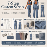 Ensemble de yoga 3 pièces personnalisé pour femme : haut de sport à manches longues, soutien-gorge push-up, leggings taille haute – Tenue de fitness et d'entraînement OEM