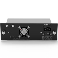 Châssis de commutation universel pour rack de transceivers à fibre optique 14/16 emplacements, alimentation 5V12A, entrée 100-265VAC