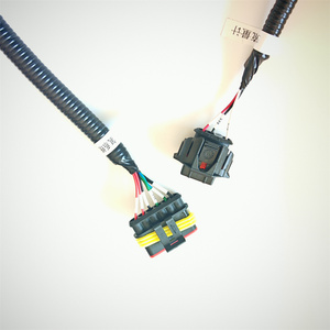 Shanyou Özel Uyumlu 280 Serisi Gaz Kelebeği Fişi 6p Su Geçirmez Erkek ve Dişi Kablo Demeti Otomotiv ve Ağır Makineler için - Product Image 1