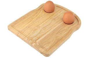 Tablero de desayuno personalizado grabado pequeño, tablero de tostadas de huevo, tablero de huevo Dippy de madera grabado - Product Image 2