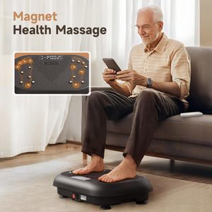 Máquina de Vibración para <span class=keywords><strong>Ejercicio</strong></span> <span class=keywords><strong>en</strong></span> <span class=keywords><strong>Casa</strong></span>, Inteligente, Eléctrica, con Pantalla LCD, Ecológica, de Alta Calidad, con Plataforma Vertical y 1-99 Niveles de Velocidad - Product Image 4