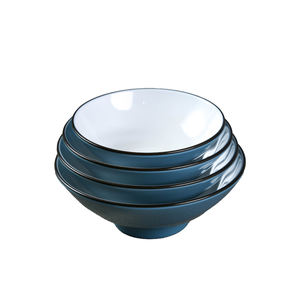 Tigela de Melamina Personalizada Ecológica para Servir Alimentos Estilo Clássico Oriental Conjunto de Tigelas para Salada para Festas e Casamentos - Product Image 1