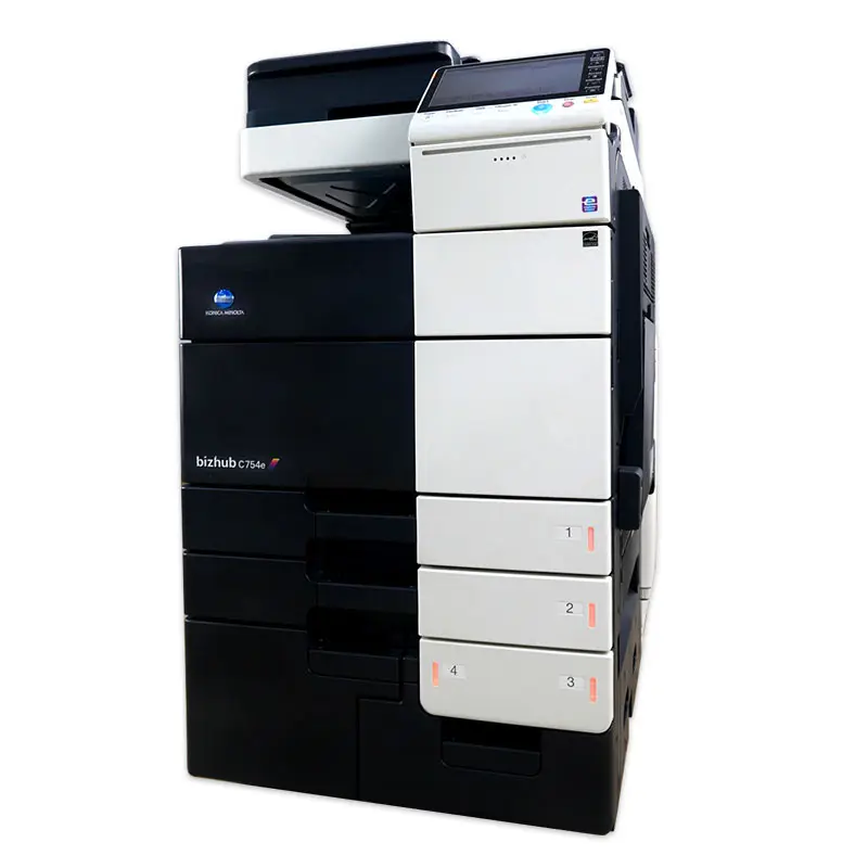 photocopieur machines used copiers konica minolta bizhub c754 c654 c554 c454 c364 c754e