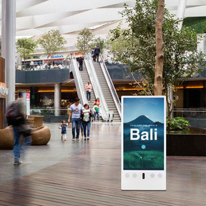 Hiển thị kỹ thuật số biển quảng cáo pin kỹ thuật số Bảng menu Máy nghe nhạc quảng cáo di động kỹ thuật số quảng cáo hiển thị ngoài trời - Product Image 5