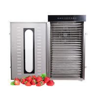 Groothandel 24 Trays Keuken Voedseldroger Machine Voedseldehydrator voor Fruit en Groenten