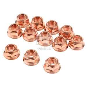 M8 Rame Balenò Collettore Di Scarico 8 millimetri Dado-Ad Alta Temperatura Dado per BMW Tuercas de cobre <span class=keywords><strong>le</strong></span> cuivre des noix - Product Image 3