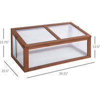 Cadre rectangulaire en bois massif sculpté, serre, boîte à plantes polyvalente pour intérieur et extérieur, terrarium
