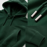 Sweat-shirt pour chien en coton premium avec logo personnalisé OEM, doublure en polaire, cordon de serrage réglable, couleur unie, chaud pour l'hiver