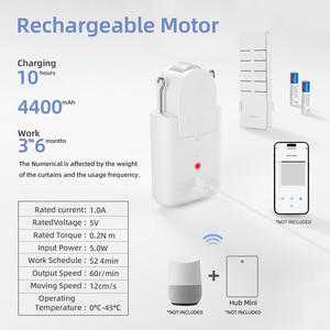 スマートカーテンオープナーロボット：モダン自動カーテンレール（リモコン付き） - Product Image 6